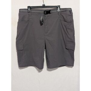 Orvis Belted Hiking/Camping Lightweight Gray Cargo Shorts Men's Size 40